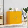 vidaXL Storage Cabinet Mustard Yellow 80 x 40 x 70 cm Steel