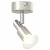 vidaXL Ceiling Spotlight with Spotlights Nickel 8 x 8 x 10.5 cm Steel