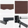vidaXL Automatic Retractable Awning Brown 300x250 cm