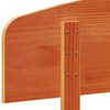 vidaXL Headboard Wax Brown 100 cm Solid Wood Pine