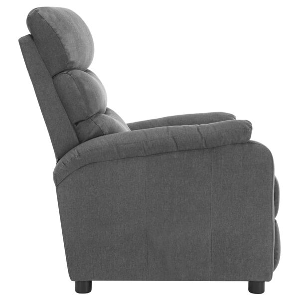 vidaXL Recliner Chair Light Grey Fabric