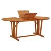 vidaXL Garden Table 200x100x75 cm Solid Wood Eucalyptus