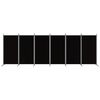 vidaXL 6-Panel Room Divider Black 520x180 cm Fabric