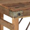 vidaXL Console Table Brown 110 x 35 x 76 cm Solid Reclaim wood