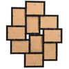 vidaXL Collage Photo Frame for 10x(13x18 cm) Picture Black MDF