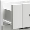 vidaXL Kitchen Base Cabinet Lucca White Engineered Wood