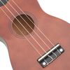 vidaXL Soprano Ukulele Set with Bag for Kids Dark Wood 21"