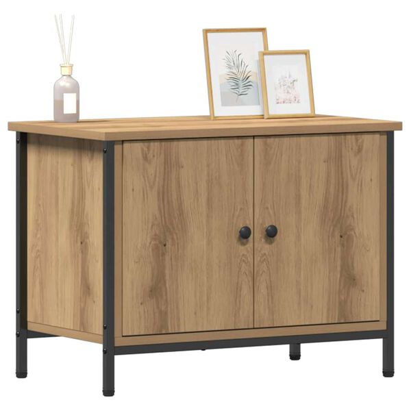 vidaXL TV Cabinet Artisan Oak 60 x 35 x 45 cm Engineered Wood
