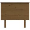 vidaXL Bed Headboard Honey Brown 94x6x82.5 cm Solid Wood Pine