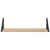 vidaXL Wall Shelves 2 pcs Sonoma Oak 60x15x15.5 cm