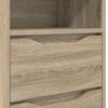 vidaXL Bedside Tables with Drawer 2 pcs Sonoma Oak 40 x 30 x 467 cm