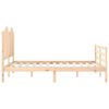 vidaXL Bed Frame without Mattress 140x200 cm Solid Wood
