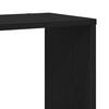 vidaXL TV Cabinet Set Black Oak 100 x 24 x 155 cm Engineered Wood