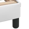 vidaXL Bed Frame without Mattress "Zadar" White 80x200 cm Faux Leather