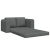 vidaXL Folding Sofa Bed Dark Grey 148 x 71 x 83 cm Fabric