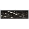 vidaXL Console Table Black 120x35x75 cm Tempered Glass
