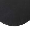 vidaXL Seat Cushions 2 pcs Black &Oslash; 50 x 19 cm Velvet