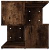 vidaXL Side Table Smoked Oak 40x40x40 cm Engineered Wood