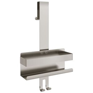 vidaXL Hanging Shower Caddy Brushed 304 Stainless Steel