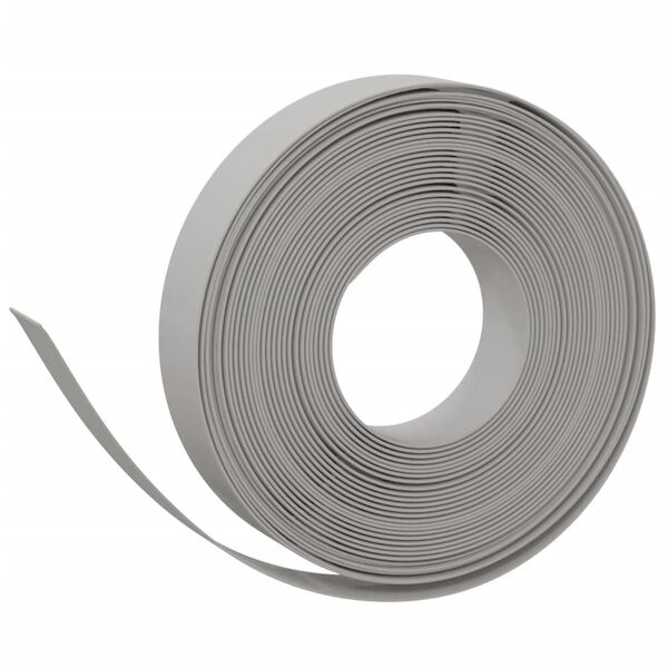 vidaXL Garden Edging Grey 10 m 10 cm Polyethylene