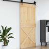 vidaXL Door NARVIK 100x210 cm Solid Wood Pine