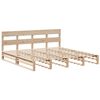 vidaXL Bed Frame without Mattress 200x200 cm Solid Wood Pine