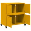 vidaXL Sideboard Mustard Yellow 68x39x72 cm Steel