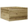 vidaXL Garden Planter 80x80x45.5 cm Impregnated Wood Pine