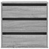 vidaXL Corner Chest of Drawers Grey Sonoma 60x41x58 cm Engineered Wood