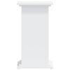 vidaXL Plant Stand White 33x33x60 cm Engineered Wood