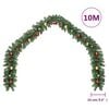 vidaXL Christmas Garland Decorated with Baubles 10 m