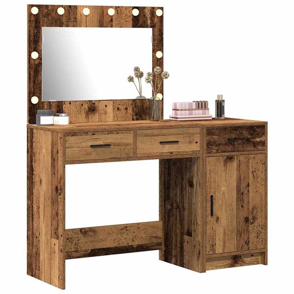 vidaXL Dressing Table 2 pcs Brown 40 x 41 x 75 cm Engineered wood