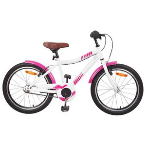 vidaXL Kids Bike 18 Inches for 5-7 Years Old Pink