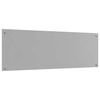 vidaXL Kitchen Backsplash Light grey 120 x 40 x 0.6 cm Tempered Glass