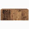 vidaXL TV Wall Cabinet Wall-mounted 2 pcs Old Wood 39 x 31 x 29.5 cm