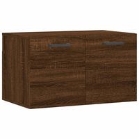 vidaXL Wall Cabinet Brown Oak 60x36.5x35 cm Engineered Wood