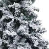 vidaXL Artificial Christmas Tree with 300 LEDs with Stand White 180 cm