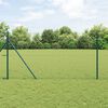 vidaXL Hexagon Fence Green 1 x 50 m PVC