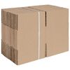 vidaXL Folding Box 50 pcs Natural 15 x 15 x 8 cm Cardboard