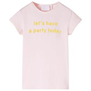 vidaXL Kids' T-shirt Soft Pink 140