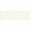 vidaXL Patio Retractable Side Awning 180x600 cm Cream