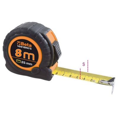 Beta Tools Measuring Tape 1691BM/8 Steel 8 m