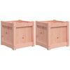 vidaXL Garden Planters 2 pcs Solid Wood Douglas