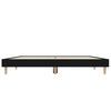 vidaXL Bed Frame without Mattress Black 120x190 cm Small Double Engineered Wood