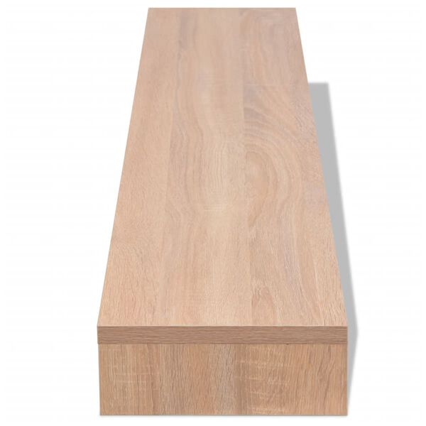 vidaXL Monitor Stand Engineered Wood 110x23.5x9 cm Beige