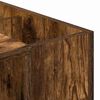vidaXL Desk Smoked Oak 109 x 50 x 78 cm Engineered Wood
