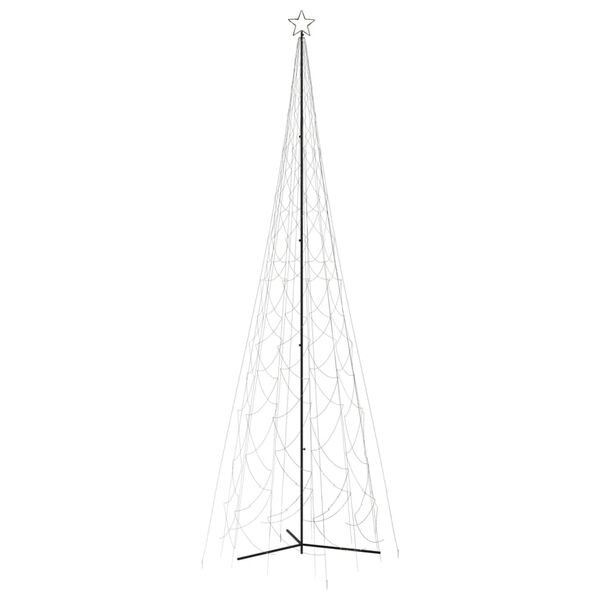 vidaXL Christmas Cone Tree Warm White 1134 LEDs 230x800 cm