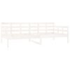 vidaXL Day Bed without Mattress White Solid Wood Pine 90x200 cm