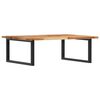 vidaXL Basin Shelf Wall Mounted Steel and Solid Wood Acacia