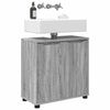 vidaXL Bathroom Basin Cabinet with Shelf Grey Sonoma 60 x 30 x 60 cm